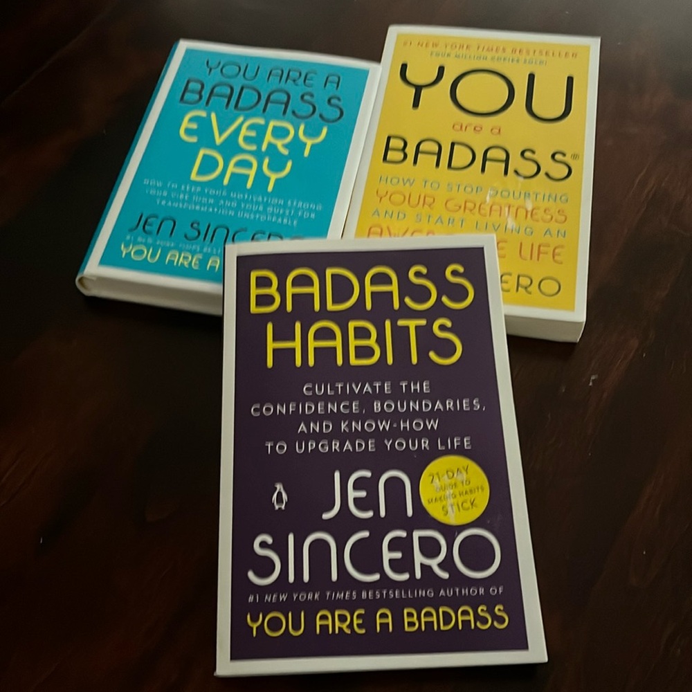 Bundle of three New York Times best seller you’re a bad ass books